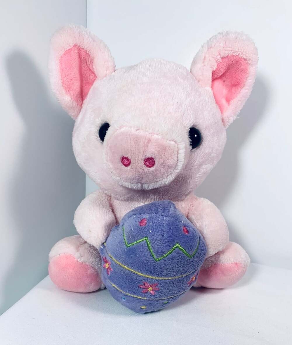 Easter Pig Plush Hug Fun